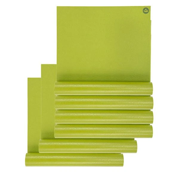 Pack 6 Tapis de yoga découverte Ecologique Vert - 4,5mm