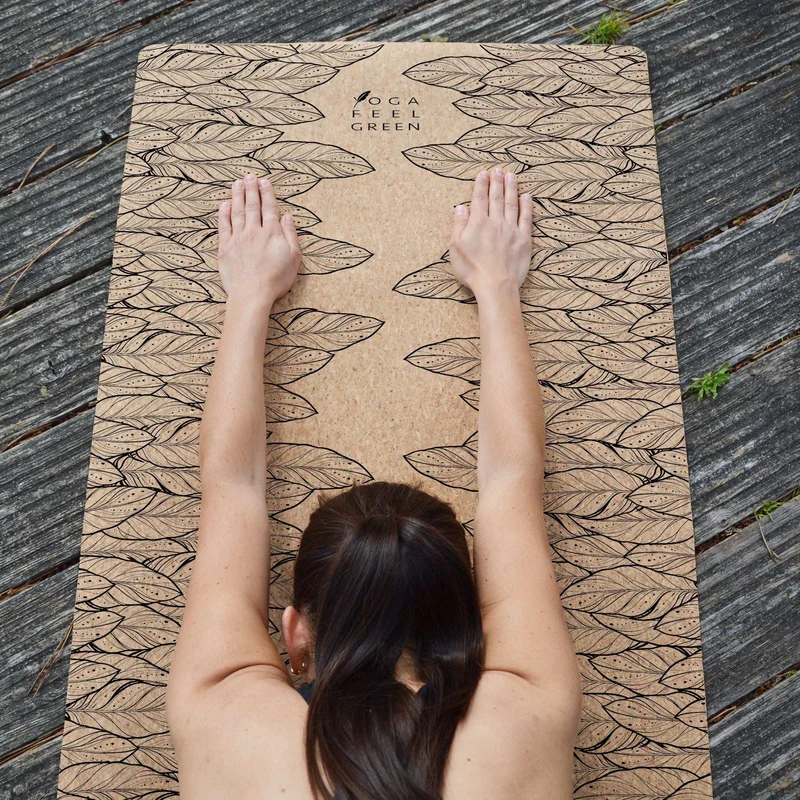 Tapis de Yoga en liège Feathers - 4mm