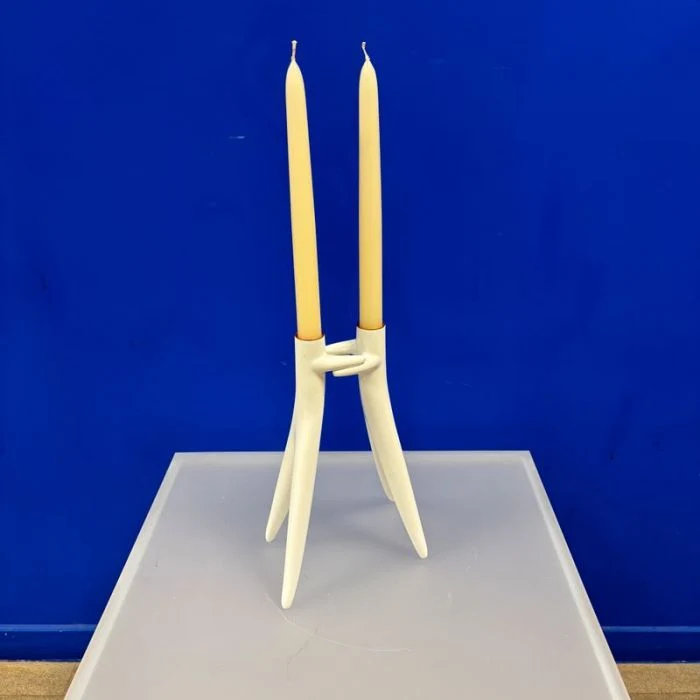 Bougeoir Abbracciaio blanc Kartell