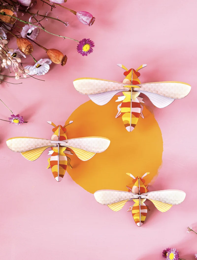 Honey bees, set de 3 Studio Roof