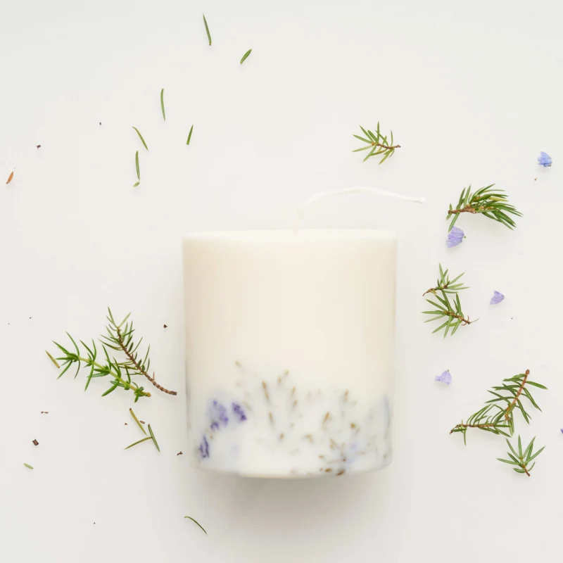 Bougie naturelle Juniper & Limonium