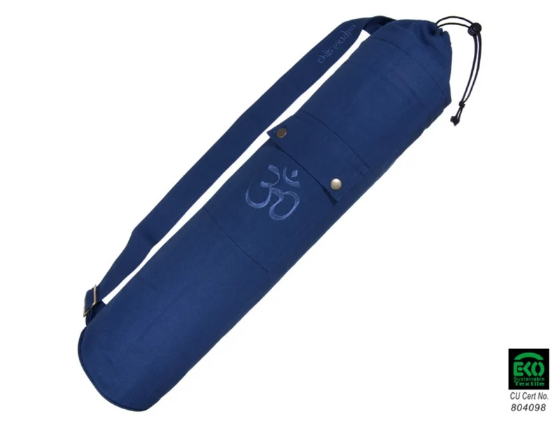 Sac pour tapis de yoga avec OM (Bleu)