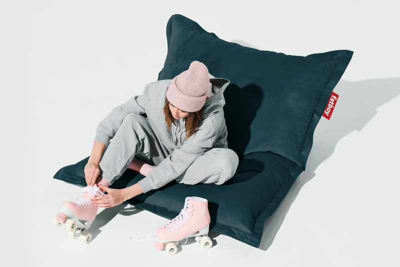 Pouf Original Slim Velvet Pétrol Fatboy