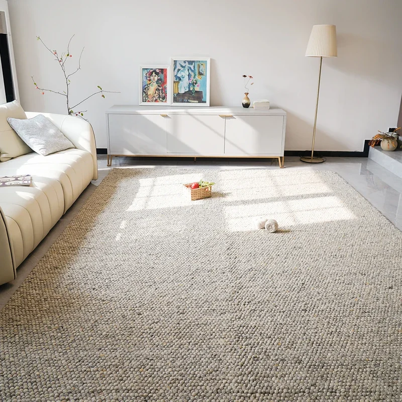 Tapis en Laine Beige