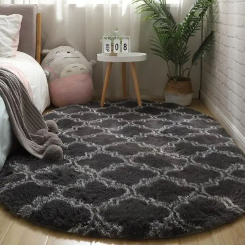Tapis Noir Poil Long