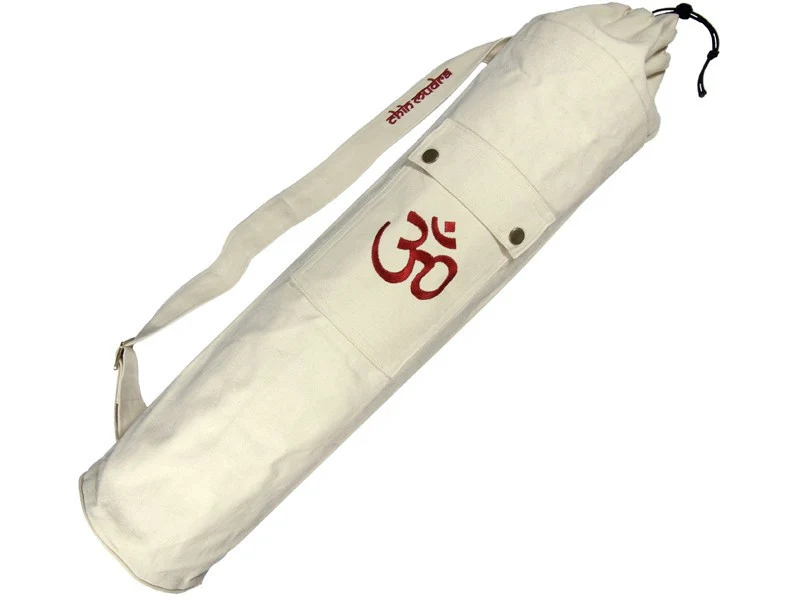 Sac pour tapis de yoga avec OM (naturel)
