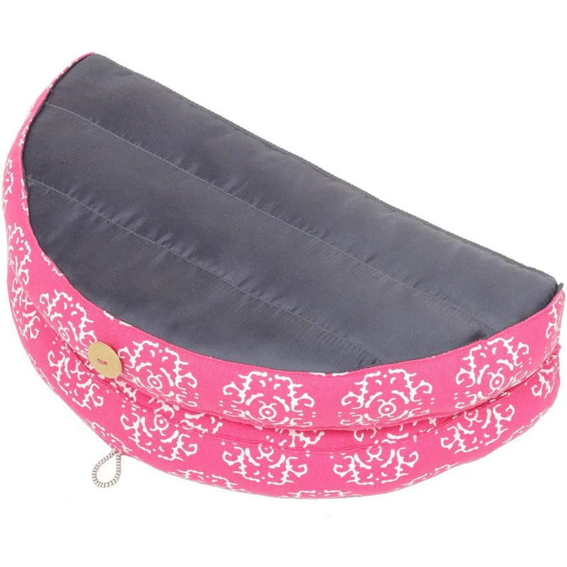 Coussin de méditation pliant rond imprimé *2 couleurs*