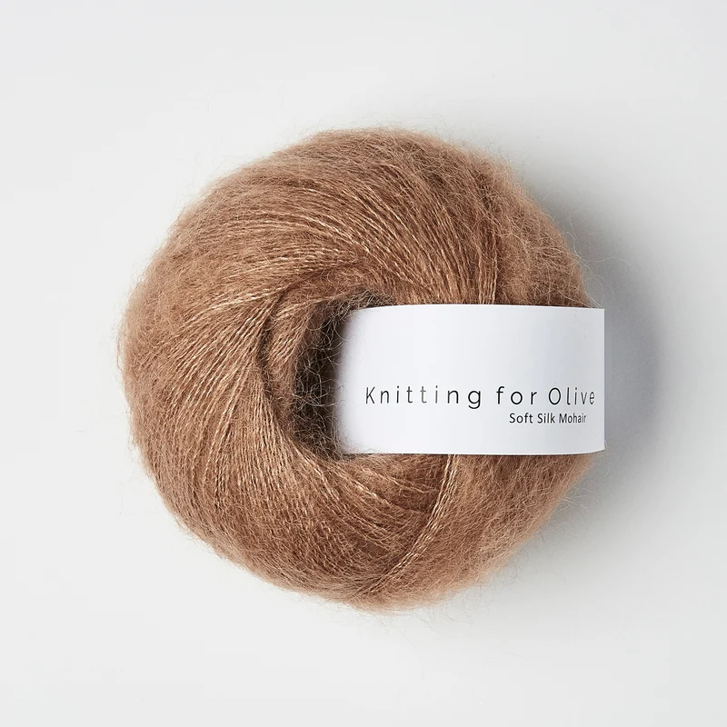 Knitting for Olive Soft Silk Mohair - Brown Nougat
