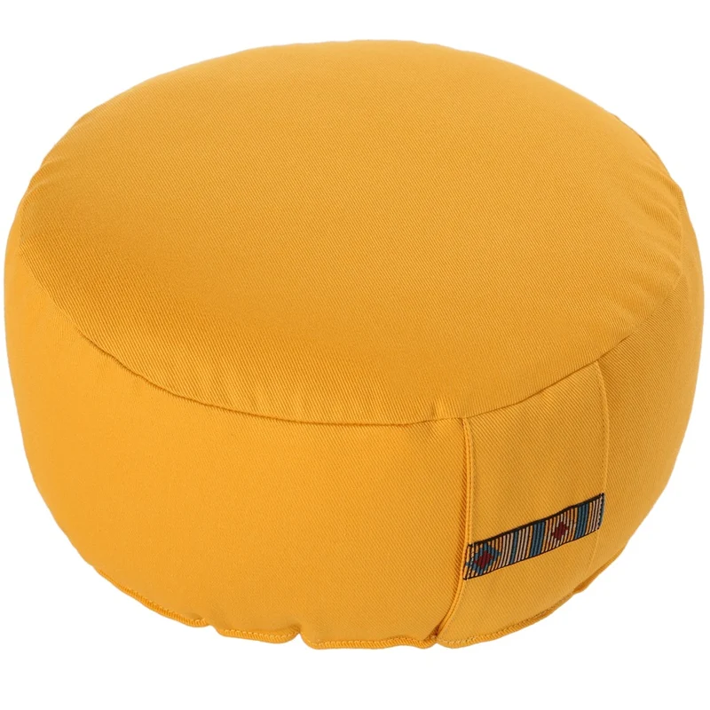 Coussin de méditation rond avec anse décorée boucle 10 cm de hauteur * 5 couleurs *