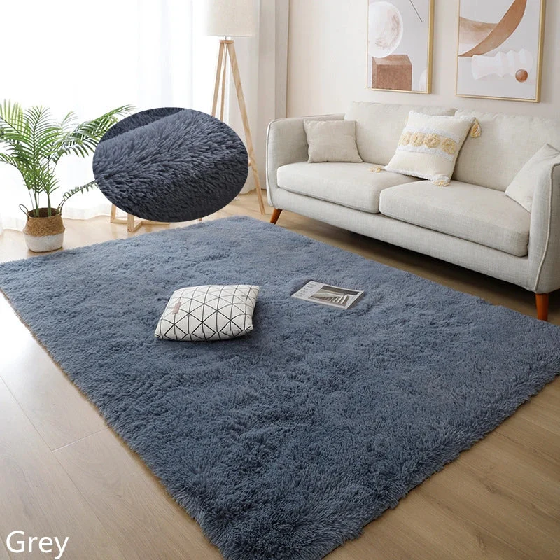 Tapis Gris Shaggy