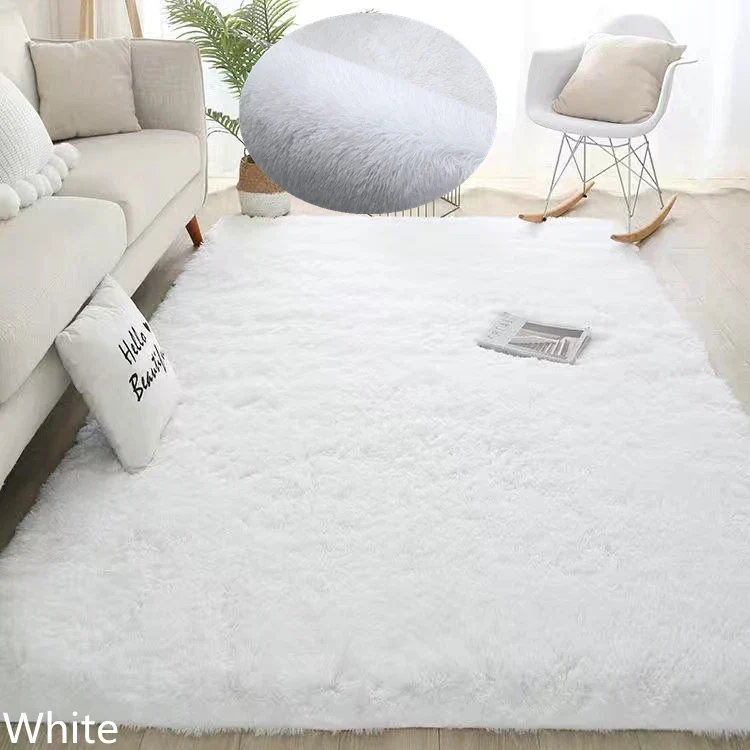 Tapis Blanc Shaggy