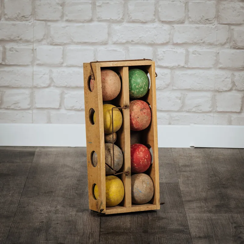 Pétanque en bois