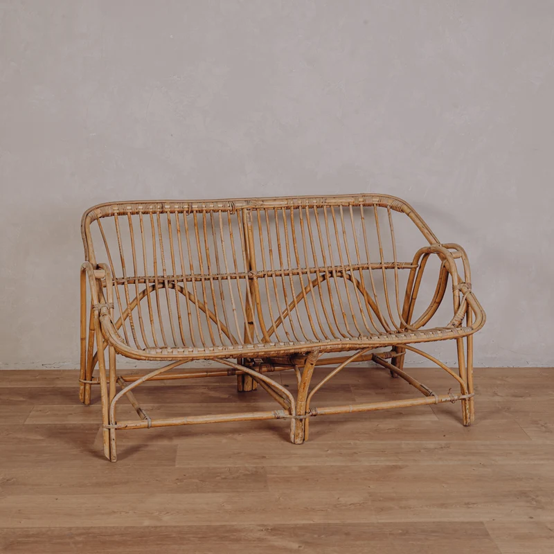 Banquette en rotin Martin