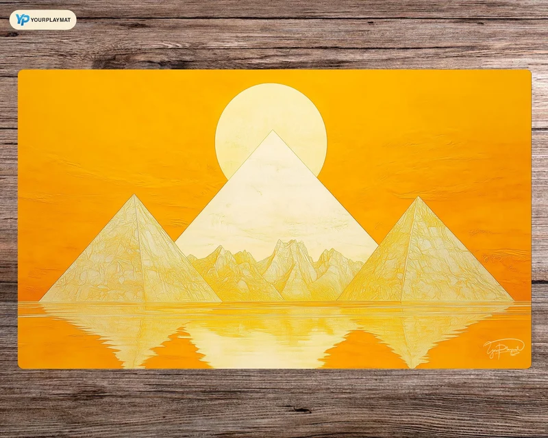 Desert Zenith Yu-Gi-Oh! Playmat - Board Game Mat for TCG - Premium Desk Mat for Card Game Players and Gaming