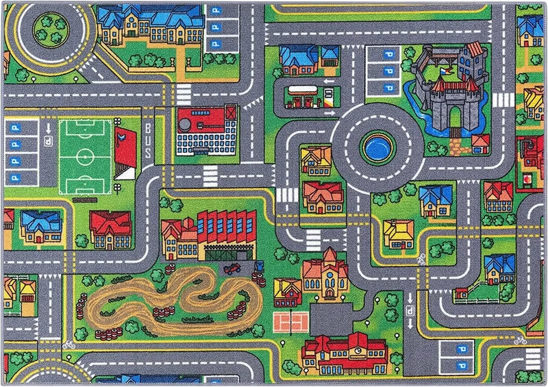 Tapis circuit voiture | Ludoéducatif