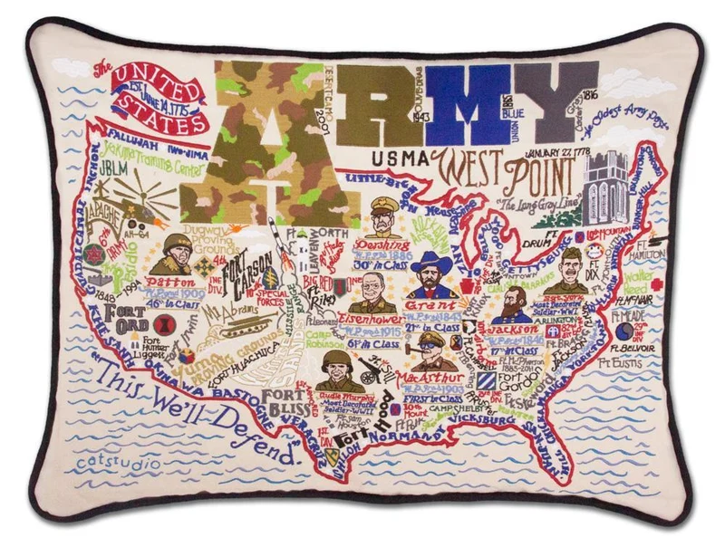 U.S. Army Throw Pillow - Embroidered - LIMITED EDITION