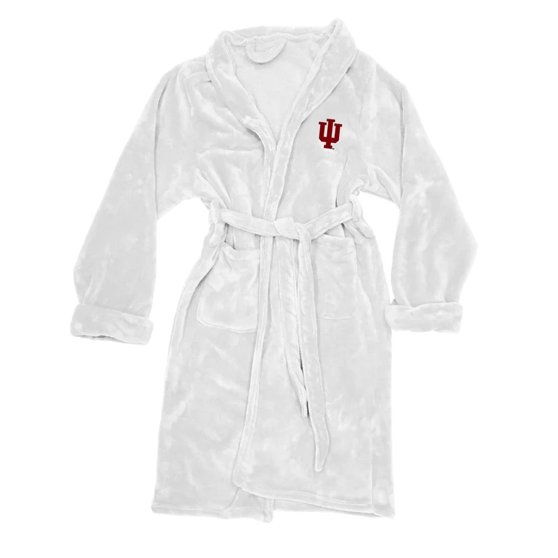 Indiana Hoosiers Men's Silk Touch Plush Bath Robe