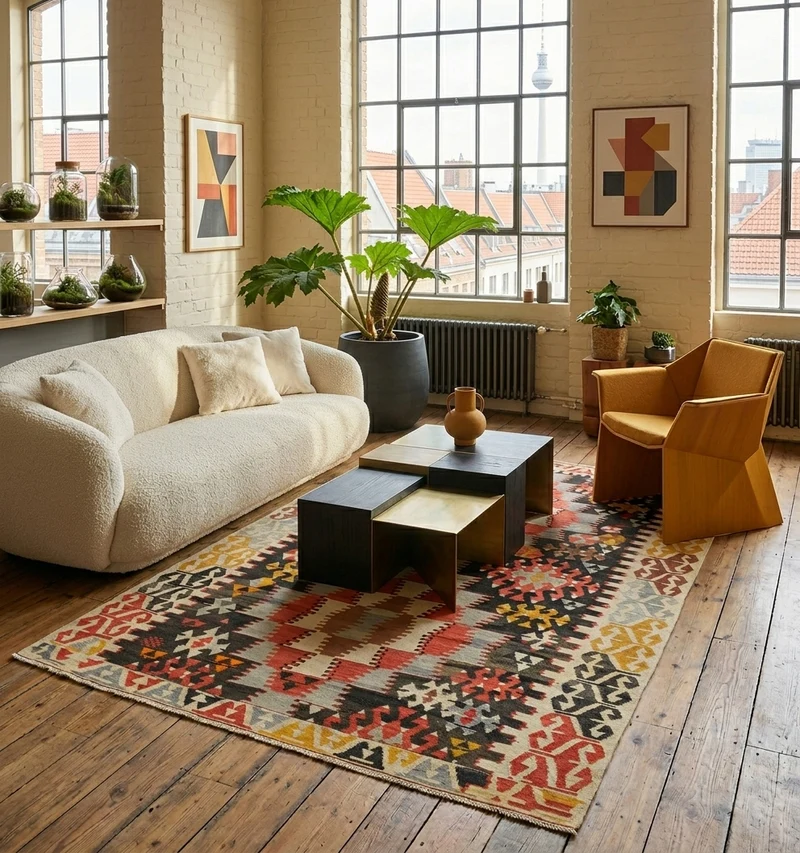 Kilim ancien Sihli – 240 × 140 cm