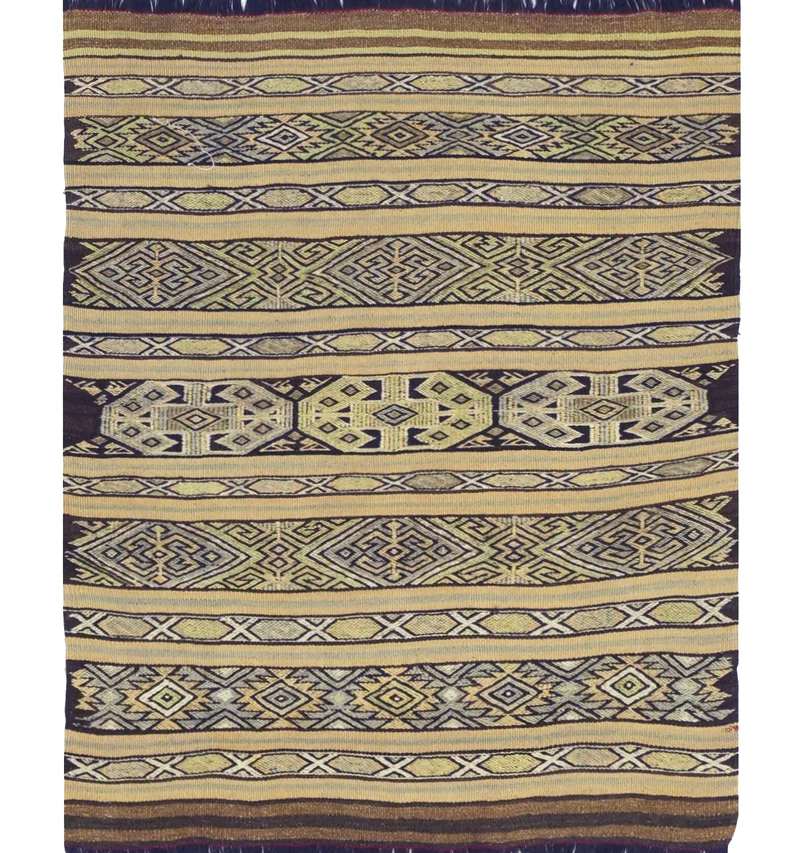 Kilim ancien Menemenci – 115 × 92 cm