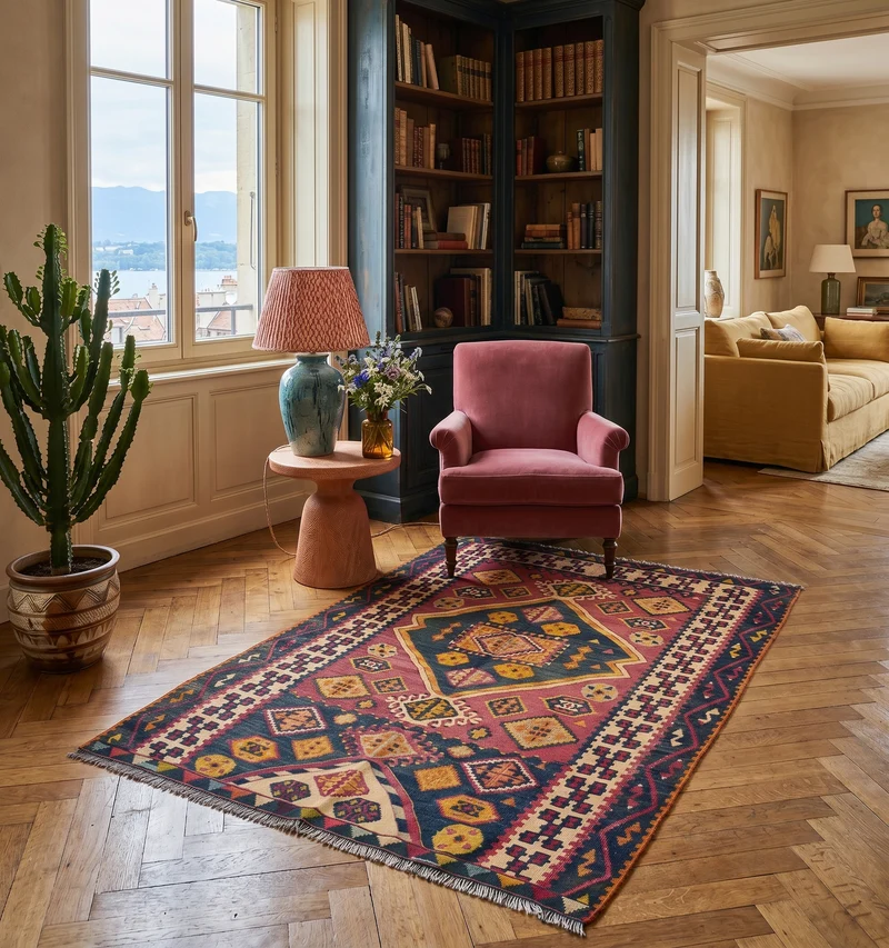 Kilim ancien Maras – 168 × 126 cm