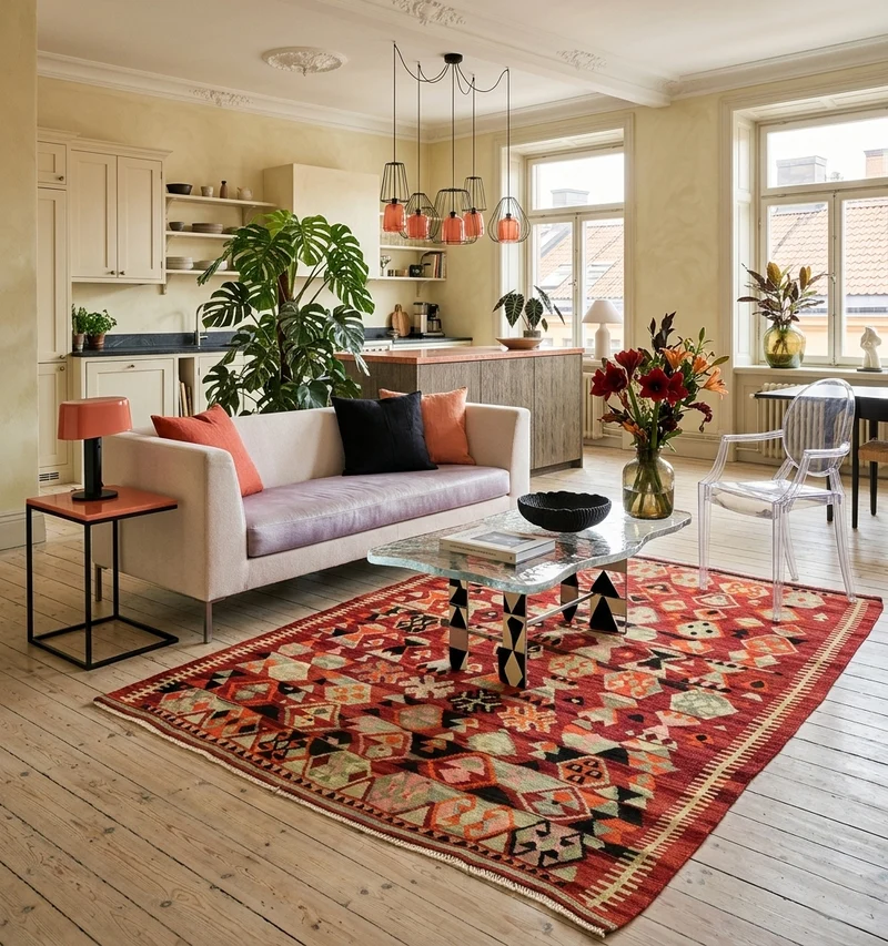 Kilim ancien Ordu – 185 × 170 cm
