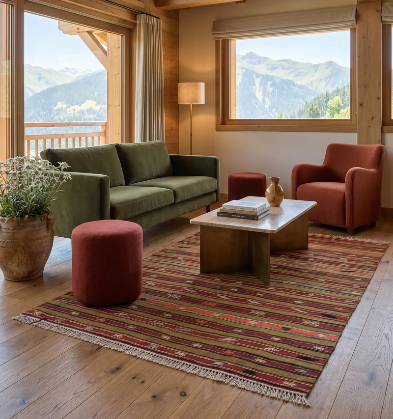 Kilim ancien Fethiye – 245 × 150 cm