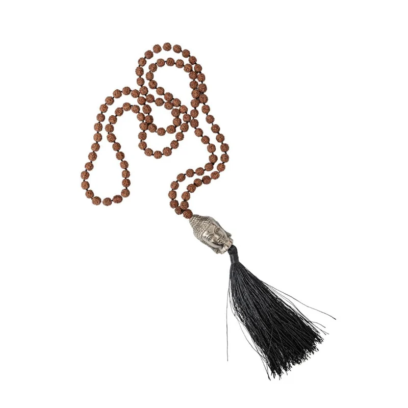 Mala Buddha Necklace