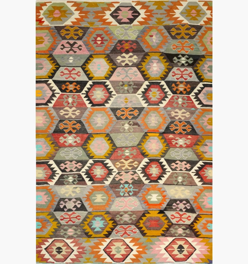 Kilim ancien Tavas – 290 × 195 cm