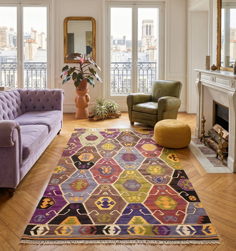 Kilim ancien Barak – 290 × 155 cm