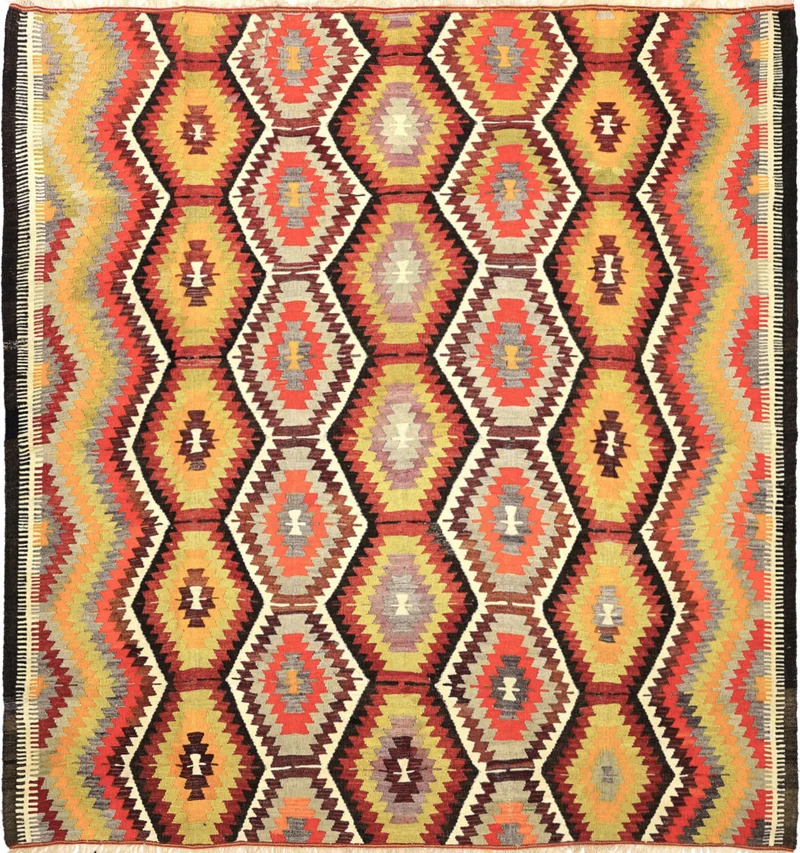 Kilim ancien Antalya – 232 × 220 cm