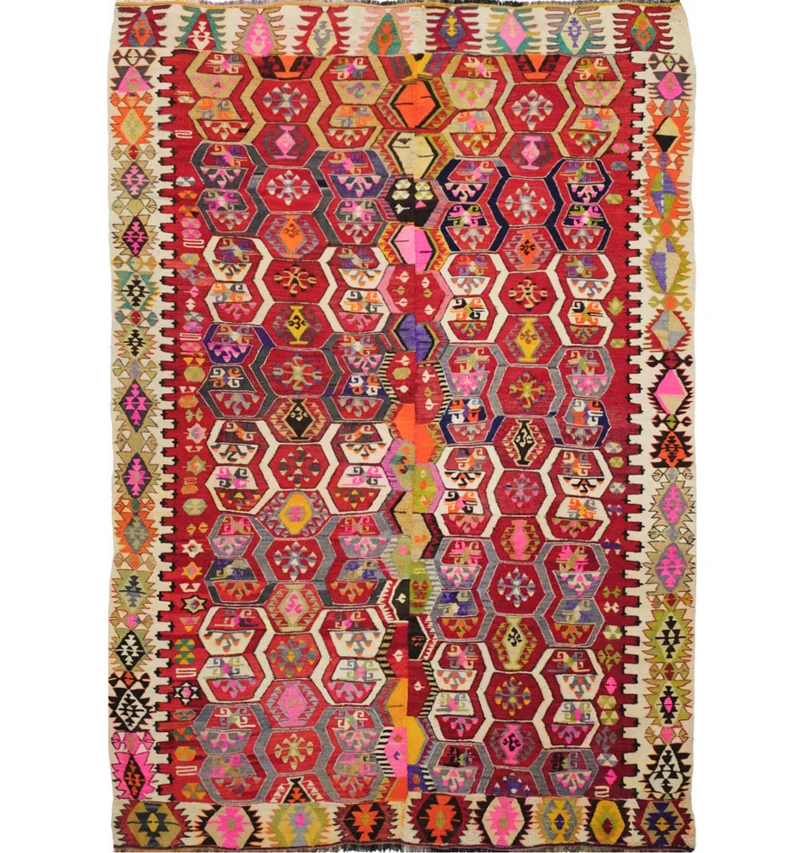 Kilim ancien Adana – 275 × 190 cm