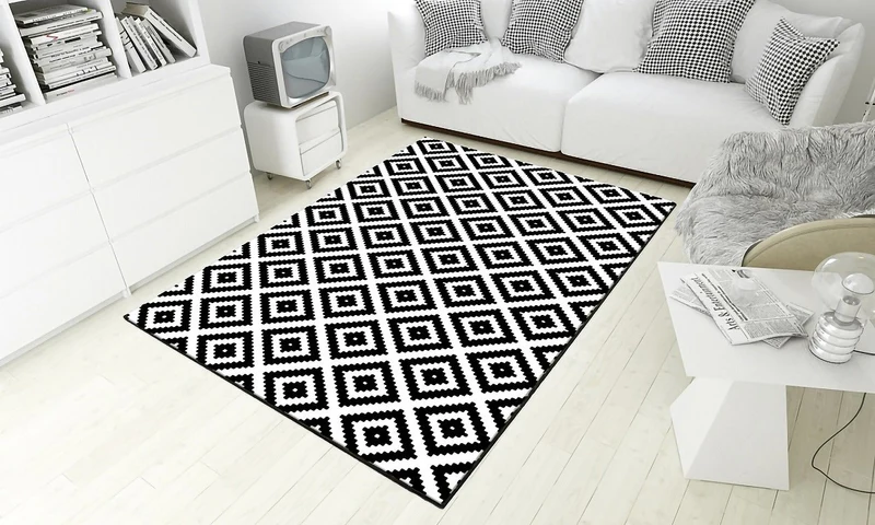 Tapis de salon Black&White