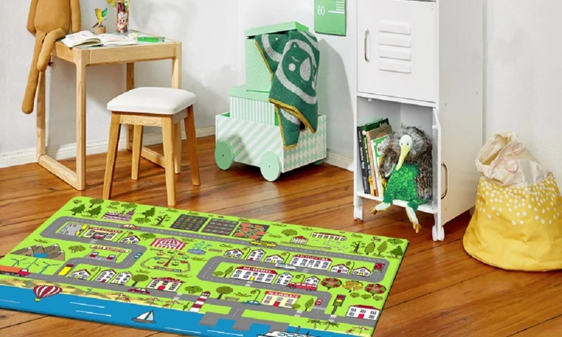 Tapis Enfant Circuit de Voiture
