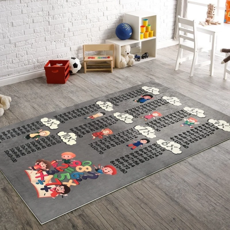 Tapis de chambre Multiplication
