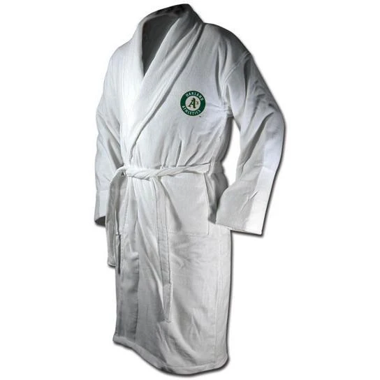 Oakland A's Terrycloth Logo Bathrobe