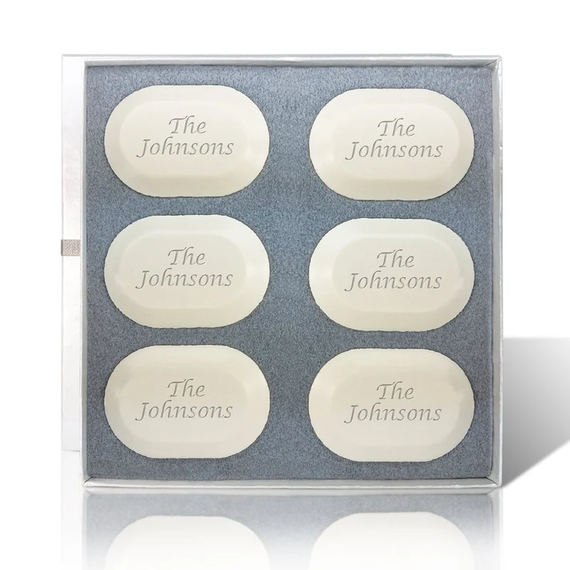 Personalized Carved Soap - Six Bars - Name or Phrase