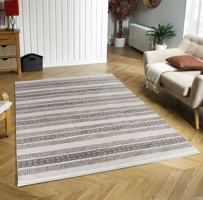 Tapis berbère à motifs géométriques EFE 1030 Beige