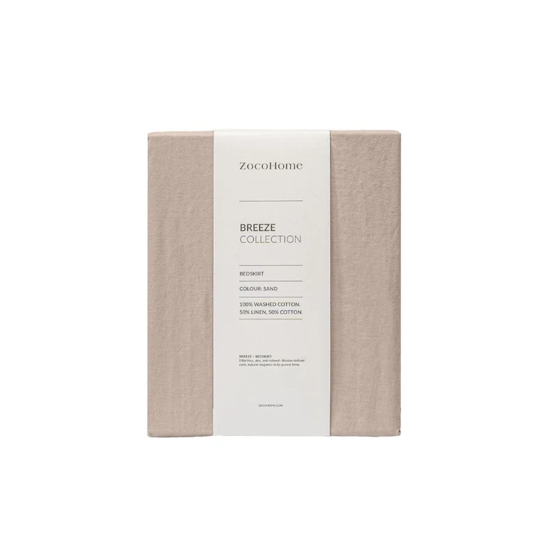 Breeze Bed skirt | Sand
