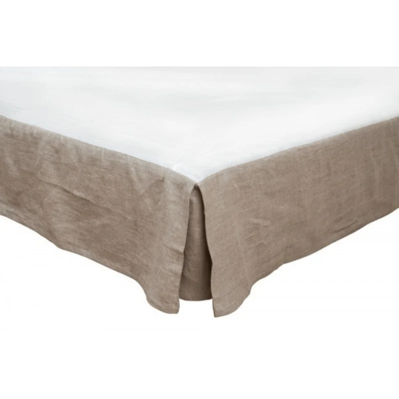 Linen Bedskirt | Natural
