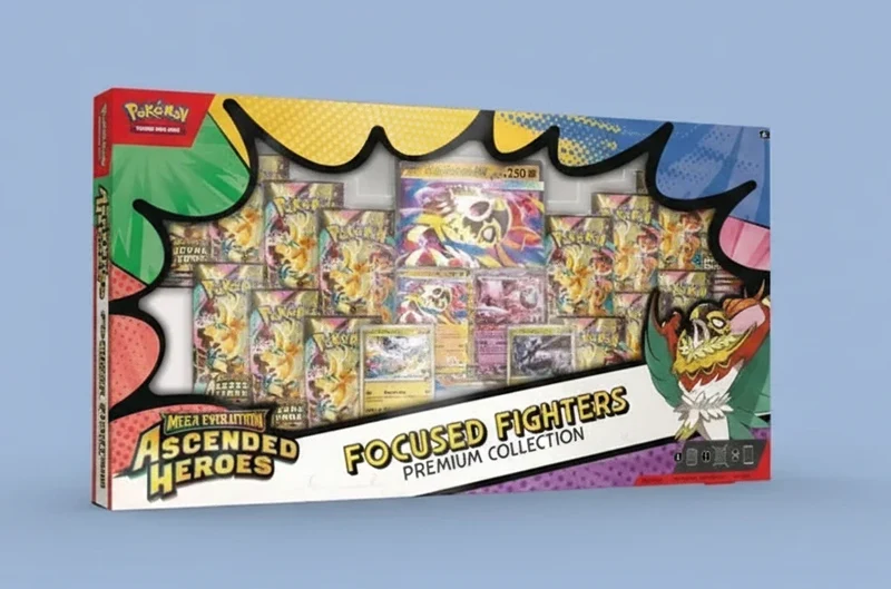 P0KEMON MEGA EVOLUTION - ASCENDED HEROES - FOCUSED FIGHTERS (ANGLAIS)