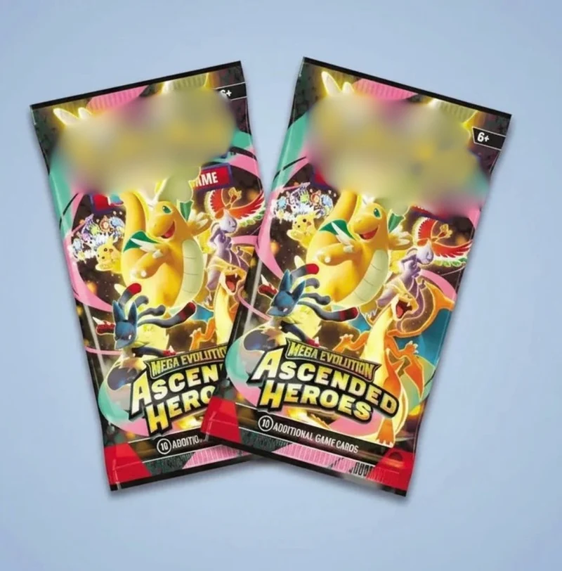 P0KEMON MEGA EVOLUTION - ASCENDED HEROES - PAQUET BOOSTER (ANGLAIS)