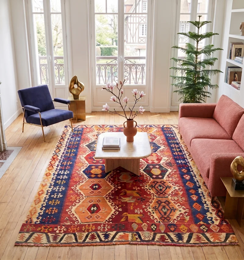 Kilim ancien Adana - 195 x 175 cm