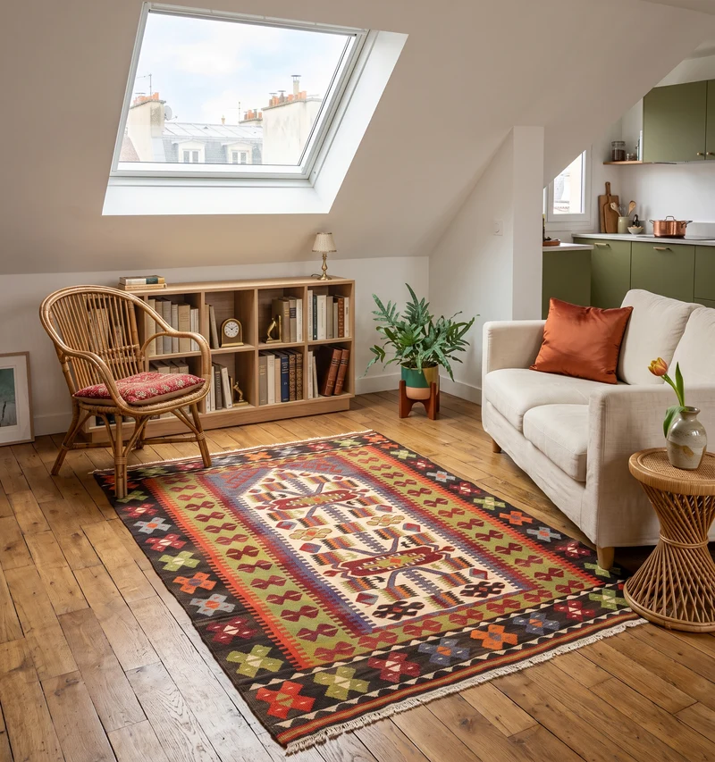 Kilim ancien Deddik - 162 x 114 cm