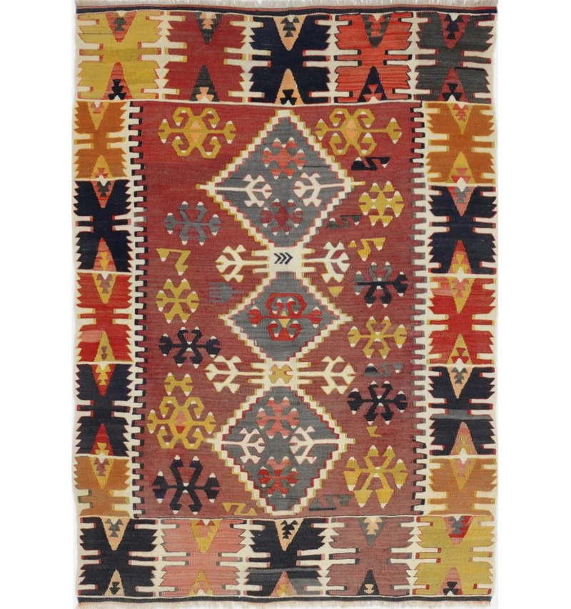 Kilim ancien Pozanti - 136 x 95 cm