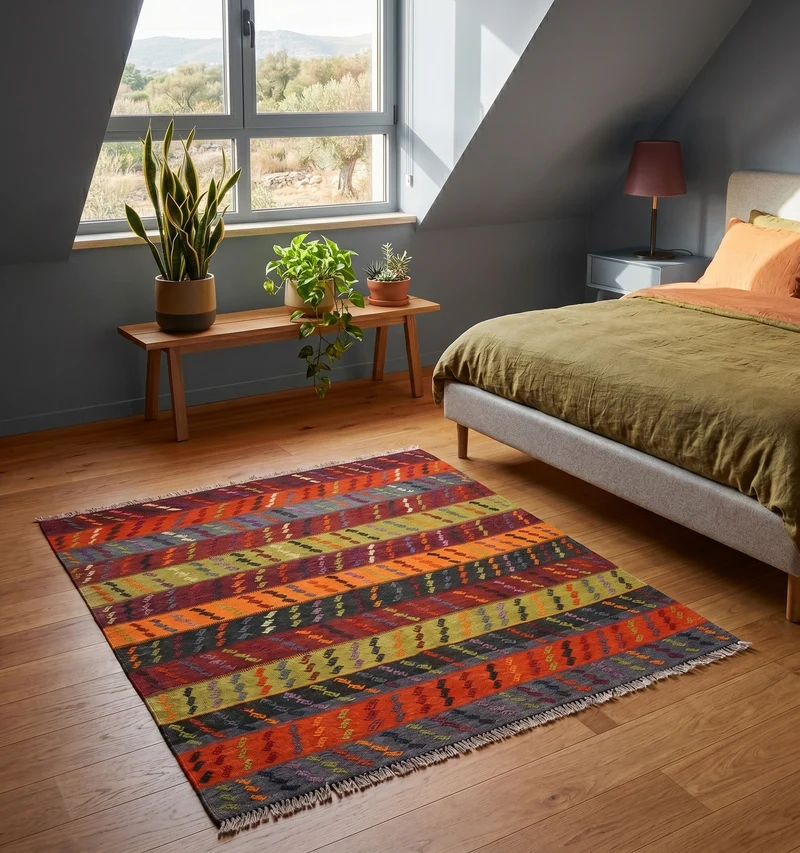 Kilim ancien Manisa - 132 x 130 cm