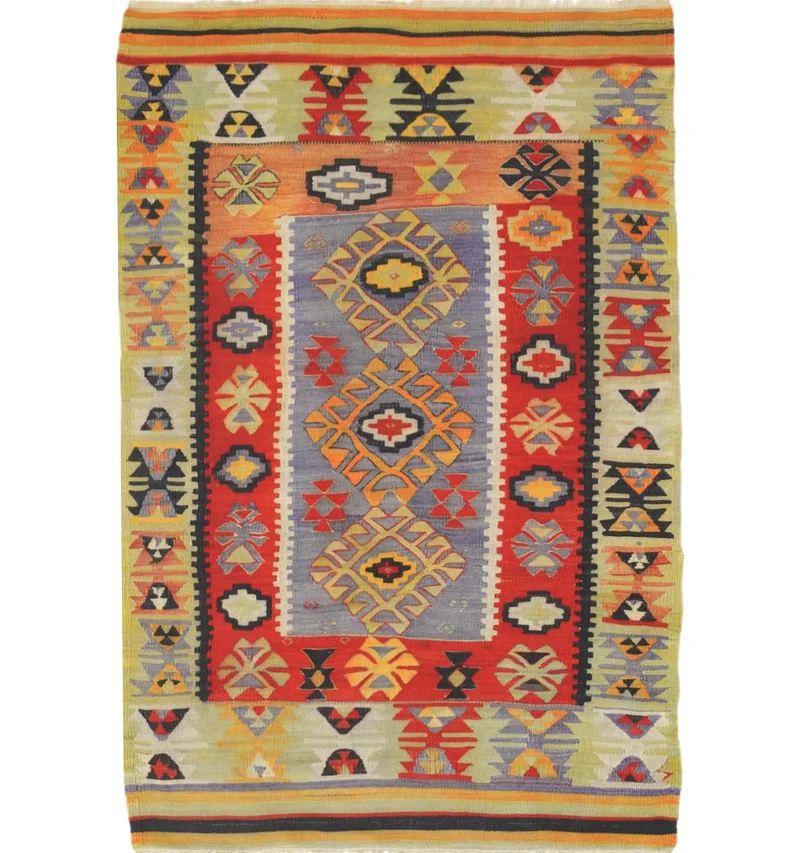 Kilim ancien Pamukkale - 135 x 90 cm