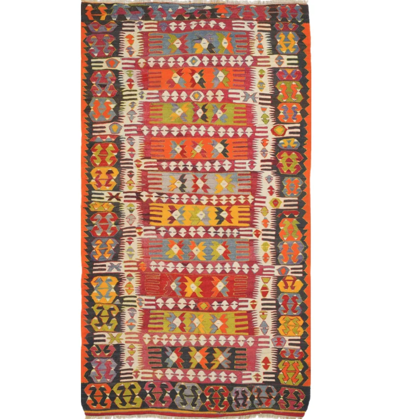 Kilim ancien Cal - 263 x 135 cm