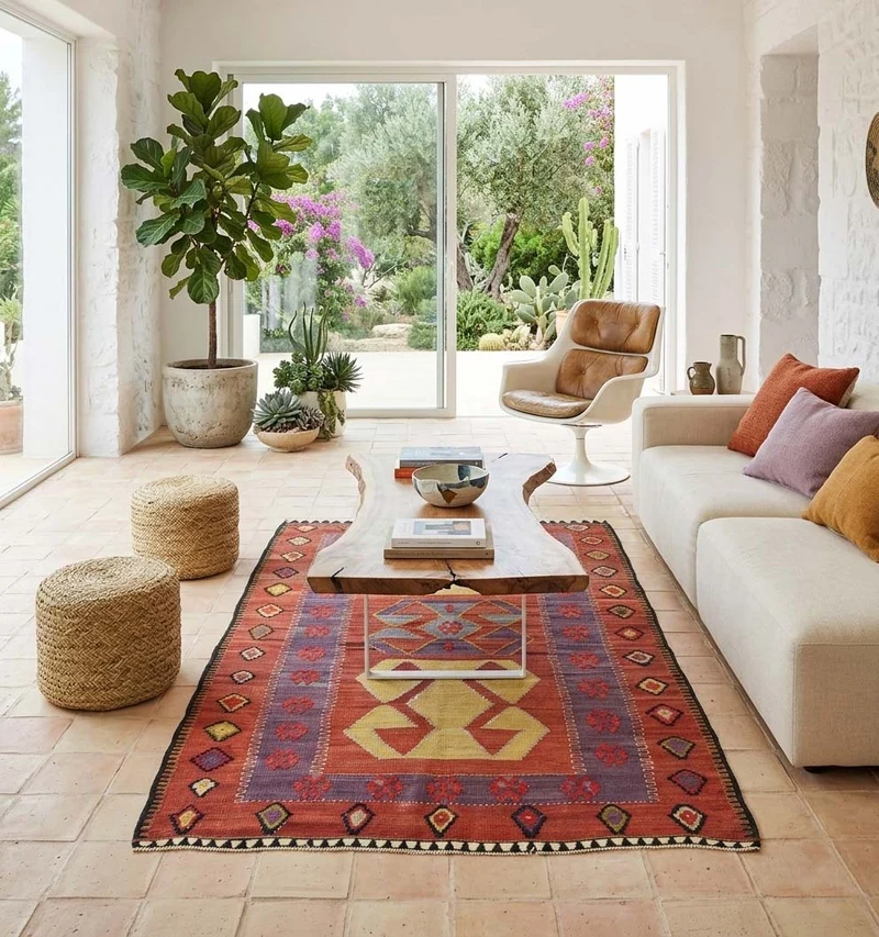 Kilim ancien Obruk - 210 x 130 cm