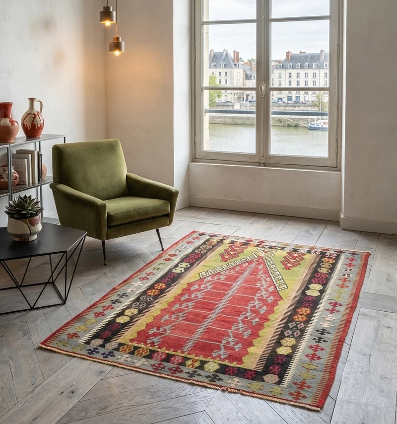 Kilim ancien Obruk - 190 x 128 cm