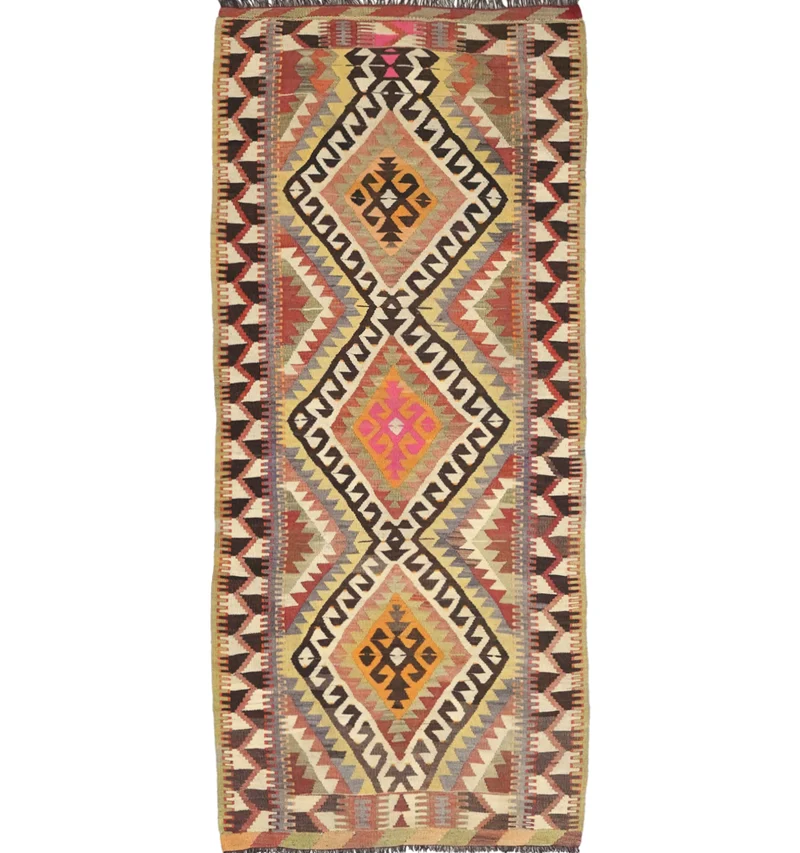 Kilim ancien Isparta – 264 x 108 cm